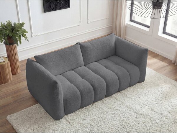 Сив диван от прежда с примки от букле 234 cm Azra – Bobochic Paris