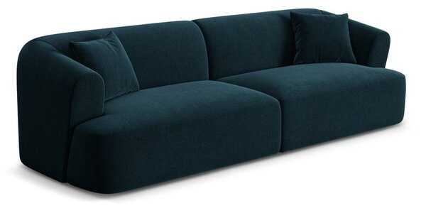 Кадифен диван в петролен цвят 255 cm Campi – Cosmopolitan Design