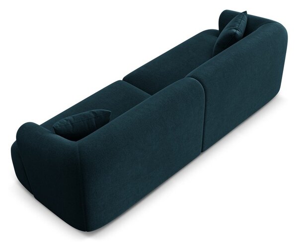 Кадифен диван в петролен цвят 255 cm Campi – Cosmopolitan Design