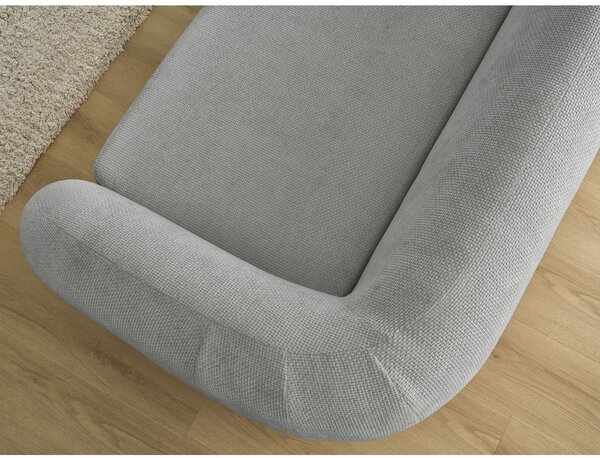 Тъмносив шенилов сгъваем диван 228 cm Neyo – Bobochic Paris