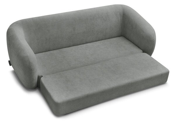 Тъмносив шенилов сгъваем диван 228 cm Neyo – Bobochic Paris