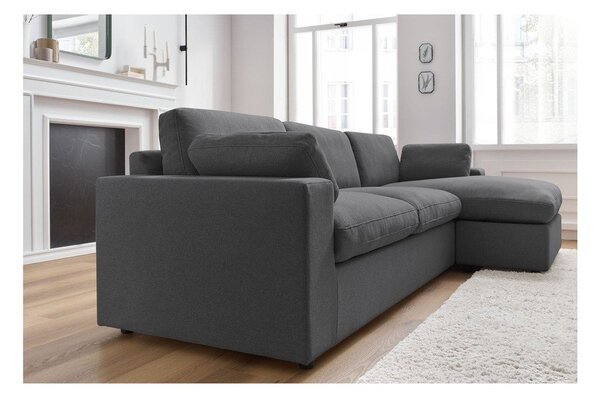 Тъмносив ъглов диван Belair – Bobochic Paris