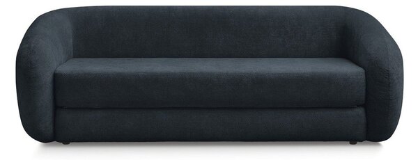 Тъмносин шенилов сгъваем диван 228 cm Neyo – Bobochic Paris