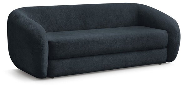 Тъмносин шенилов сгъваем диван 228 cm Neyo – Bobochic Paris