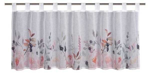 Бяла завеса 135x45 cm Floral – Sehlbach