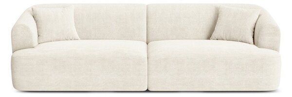Бежов диван от рипсено кадифе 255 cm Campi – Cosmopolitan Design