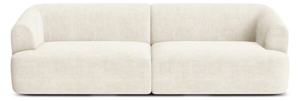 Бежов диван от рипсено кадифе 255 cm Campi – Cosmopolitan Design