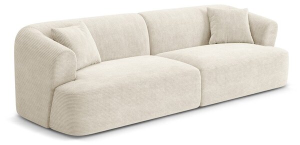 Бежов диван от рипсено кадифе 255 cm Campi – Cosmopolitan Design