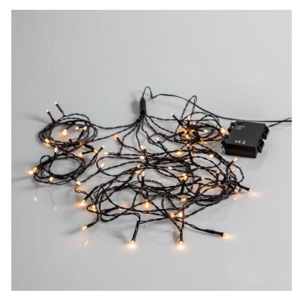 Eglo 41143 – LED външен гирлянд AKKU, 64 x LED, 1 функция, 2,7 m, IP44, топла бяла