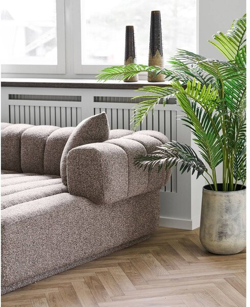 Кафява керамична висока ваза (височина 39 cm) – House Nordic