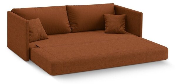 Теракотен шенилов сгъваем диван 209 cm Shannon – Cosmopolitan Design