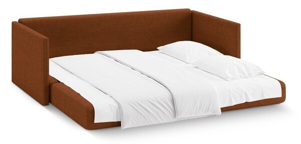 Теракотен шенилов сгъваем диван 209 cm Shannon – Cosmopolitan Design