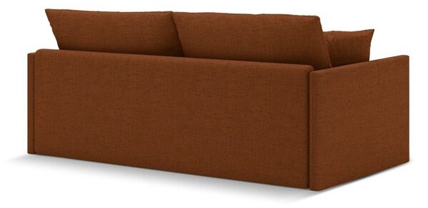 Теракотен шенилов сгъваем диван 209 cm Shannon – Cosmopolitan Design