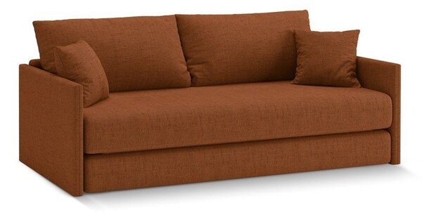 Теракотен шенилов сгъваем диван 209 cm Shannon – Cosmopolitan Design