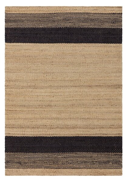 Черно-бежов двустранен ръчно изработен ютен килим 160x230 cm Cedar – Asiatic Carpets