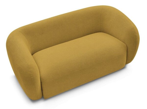 Жълт шенилов диван 160 cm Celine – Bobochic Paris