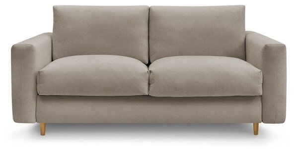 Кафяво-сив диван за ежедневно спане/сгъваем 220 cm Cocoone – Bobochic Paris