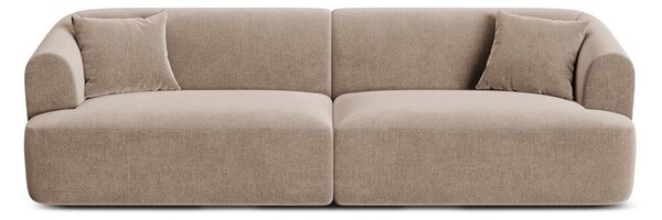 Светлокафяв кадифен диван 255 cm Campi – Cosmopolitan Design