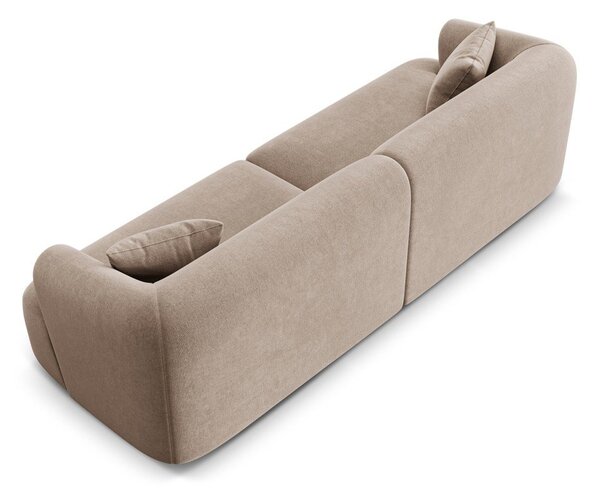 Светлокафяв кадифен диван 255 cm Campi – Cosmopolitan Design