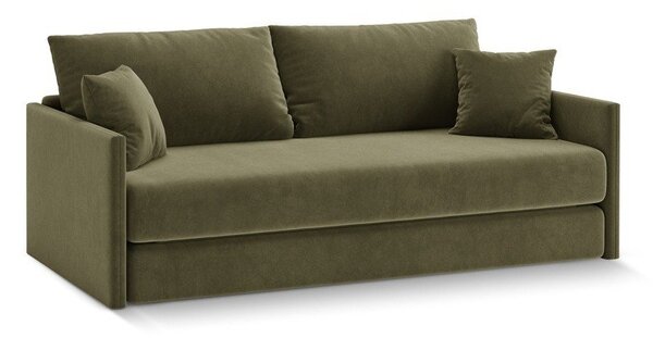 Зелен кадифен сгъваем диван 209 cm Shannon – Cosmopolitan Design