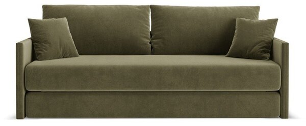 Зелен кадифен сгъваем диван 209 cm Shannon – Cosmopolitan Design