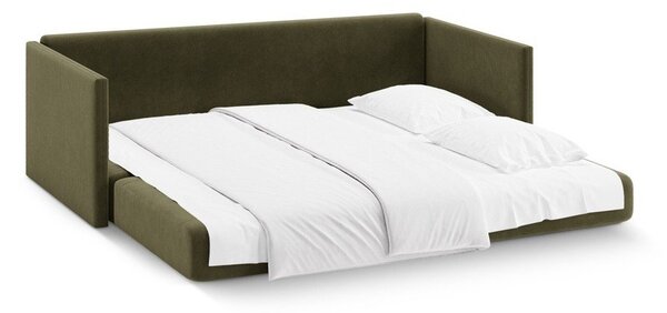 Зелен кадифен сгъваем диван 209 cm Shannon – Cosmopolitan Design