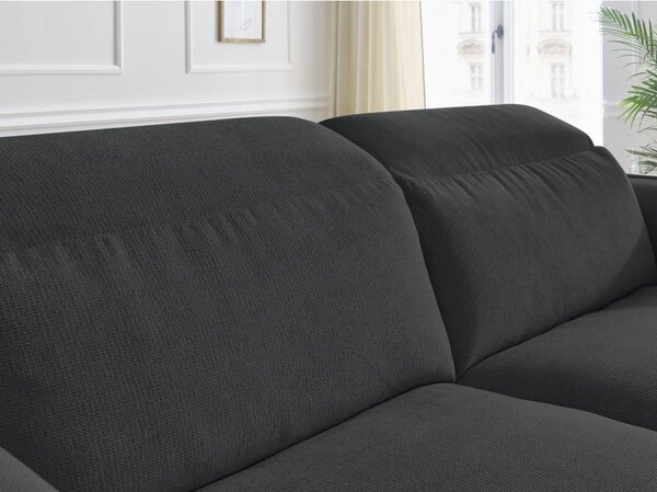 Черен диван 216 cm Achille – Bobochic Paris