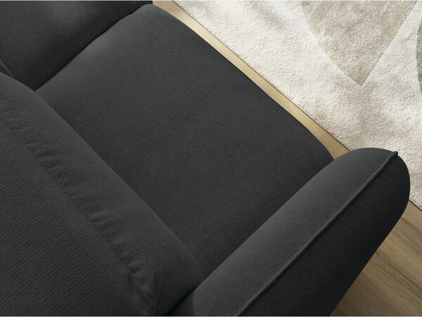 Черен диван 216 cm Achille – Bobochic Paris