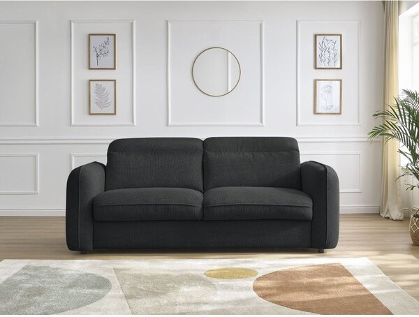 Черен диван 216 cm Achille – Bobochic Paris