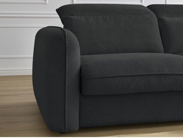 Черен диван 216 cm Achille – Bobochic Paris
