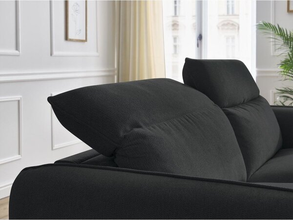 Черен диван 216 cm Achille – Bobochic Paris