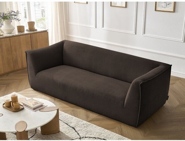 Кафяв диван от рипсено кадифе 242 cm Giorgia – Bobochic Paris