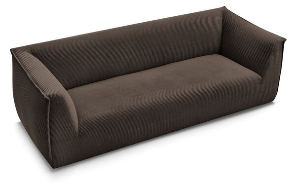 Кафяв диван от рипсено кадифе 242 cm Giorgia – Bobochic Paris