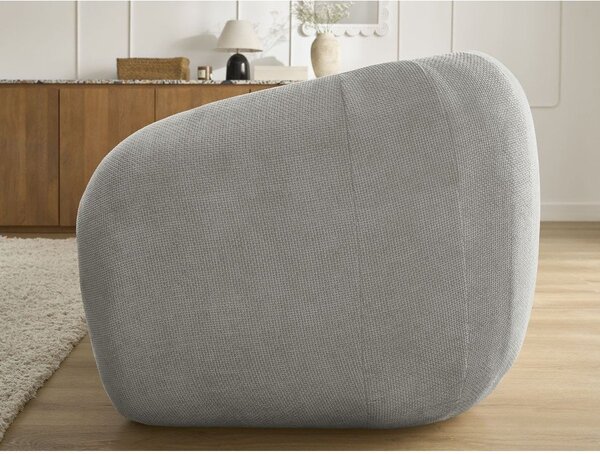 Светлосив шенилов сгъваем диван 228 cm Neyo – Bobochic Paris