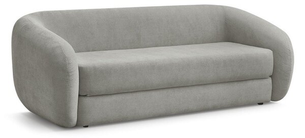 Светлосив шенилов сгъваем диван 228 cm Neyo – Bobochic Paris