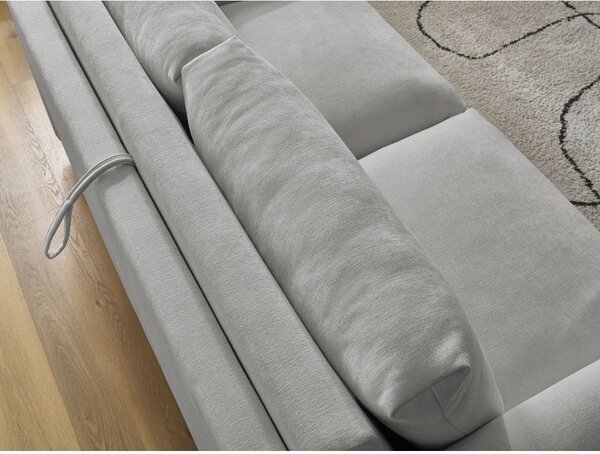 Сив диван за ежедневно спане/сгъваем 200 cm Cocoone – Bobochic Paris