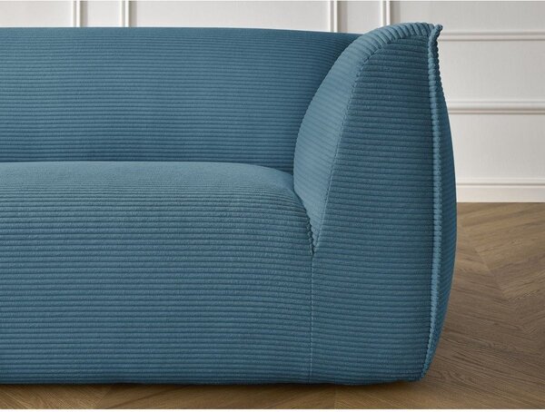 Син диван от рипсено кадифе 242 cm Giorgia – Bobochic Paris