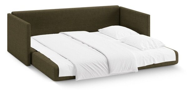 Зелен шенилов сгъваем диван 209 cm Shannon – Cosmopolitan Design
