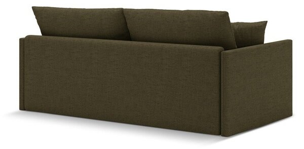Зелен шенилов сгъваем диван 209 cm Shannon – Cosmopolitan Design