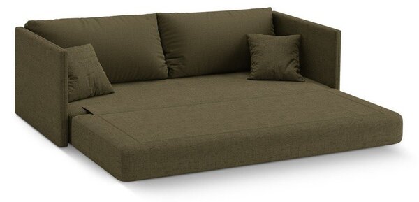 Зелен шенилов сгъваем диван 209 cm Shannon – Cosmopolitan Design