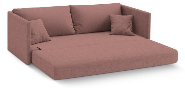Розов шенилов сгъваем диван 209 cm Shannon – Cosmopolitan Design