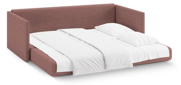 Розов шенилов сгъваем диван 209 cm Shannon – Cosmopolitan Design