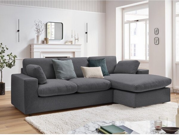 Тъмносив ъглов диван Belair – Bobochic Paris