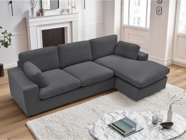 Тъмносив ъглов диван Belair – Bobochic Paris