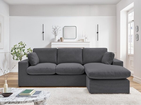 Тъмносив ъглов диван Belair – Bobochic Paris