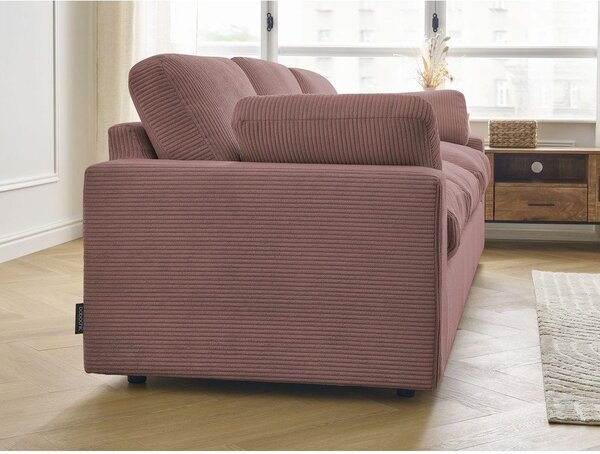 Розов диван от рипсено кадифе 250 cm Belair – Bobochic Paris