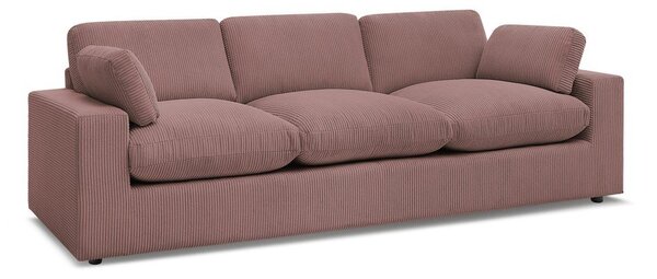 Розов диван от рипсено кадифе 250 cm Belair – Bobochic Paris