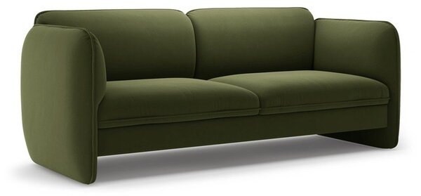 Зелен кадифен диван 204 cm Georgia – Micadoni