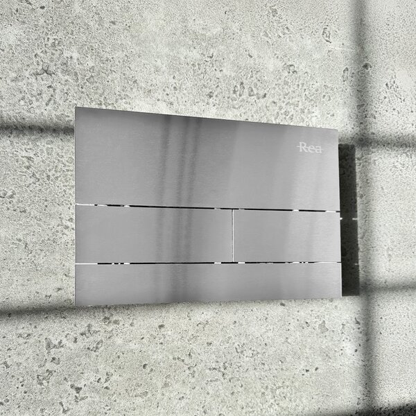 Бутон за тоалетна K011A-Q и Slim024N Rea T Brush Steel