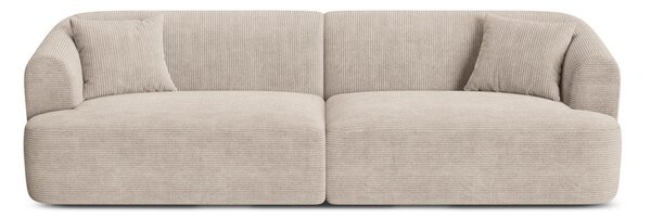 Светлокафяв диван от рипсено кадифе 255 cm Campi – Cosmopolitan Design